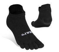 Maro Organic Cotton No Show Toe Socks