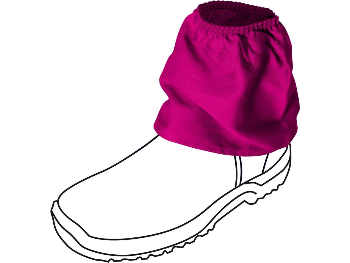 Standard Cotton Sox Saver overboots, hot pink colour