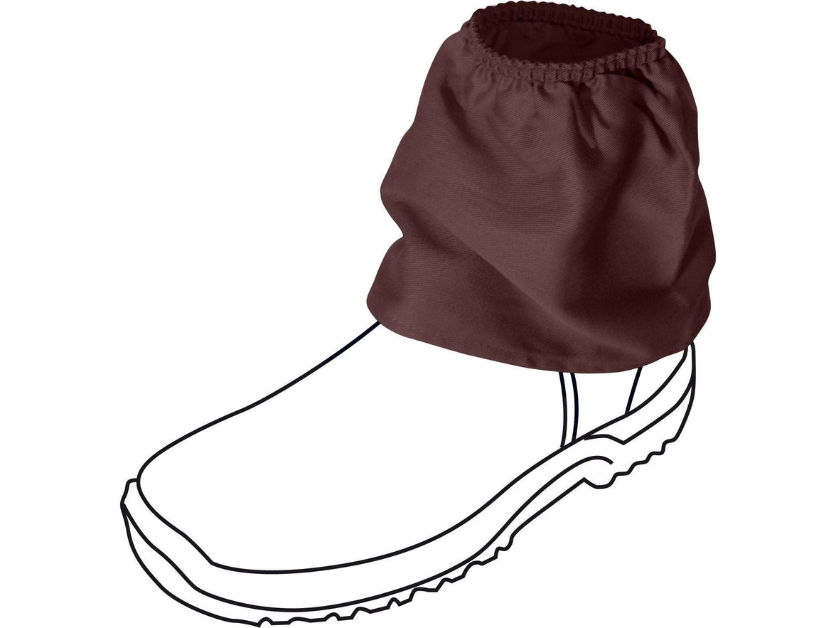 Standard Cotton Sox Saver overboots, brown colour