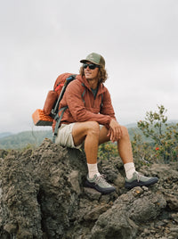 LONO WILD, Dragon's Back Trail, on-foot lifestyle photograph
