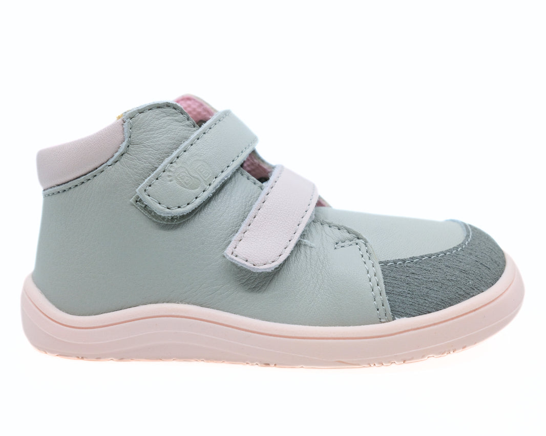 Baby Bare Shoes Febo FALL Grey/Pink