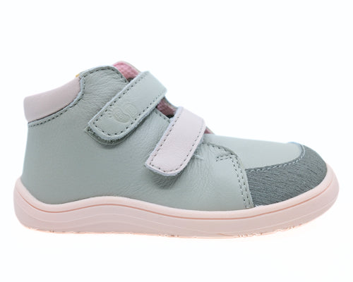 Baby Bare Shoes Febo FALL Grey/Pink
