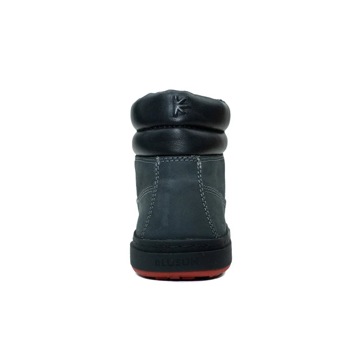 BLUSUN 021W Nubuck Smooth Leather Boot Anthracite