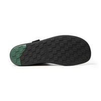 BLSN-400W Black Suede Barefoot Boot demonstrating flexible TPU sole roll and grip