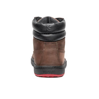 BLUSUN 021W Nubuck Smooth Leather Brown Boot