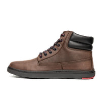 BLUSUN 021W Nubuck Smooth Leather Brown Boot