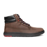 BLUSUN 021W Nubuck Smooth Leather Brown Boot