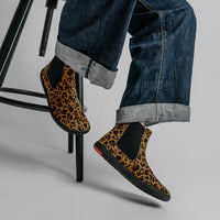 BLSN-300W Leo Barefoot Chelsea Boot styled on-model with denim jeans