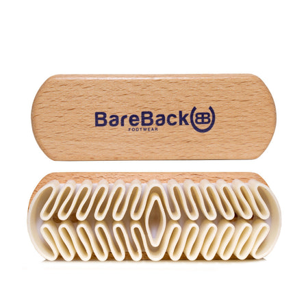 Brosse en daim à manche en bois Bareback Footwear