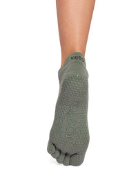 ToeSox low rise full toe yoga grip socks - additional view 4