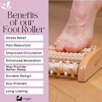 Eco Bath London reflexology foot roller, detail view