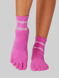 ToeSox Melody Full Toe yoga socks, grip sole detail