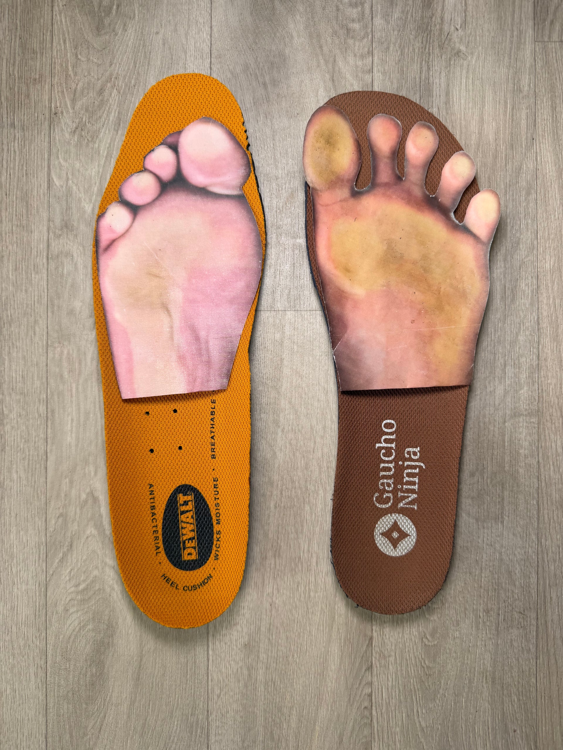 Wide toe box barefoot shoes showing natural foot splay and flexible sole construction
