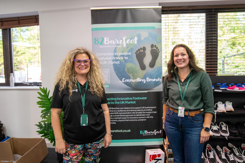 Lowenna Adams, co-founder of BarefootBrit Shop, with her sister Brit, founder of the BarefootBrit platform