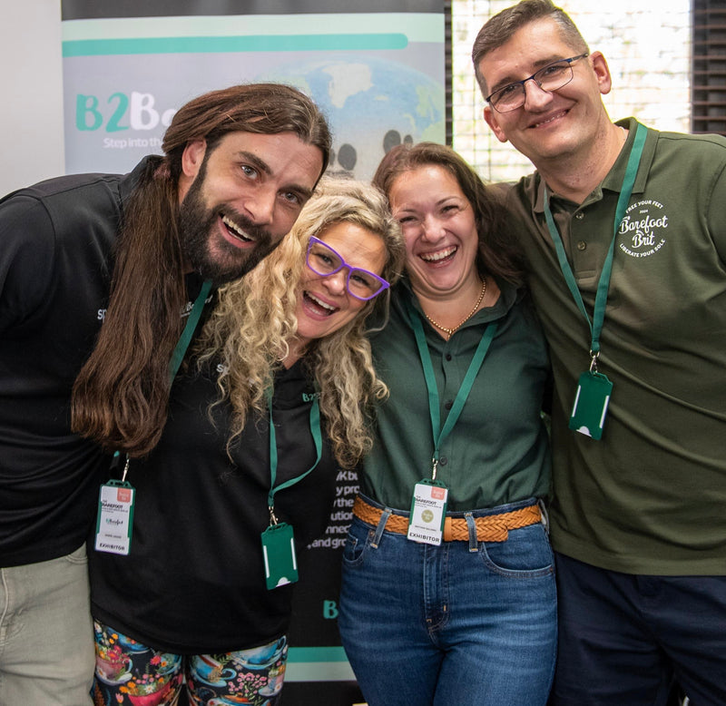 Barefoot Brit Shop team at the Barefoot Festival
