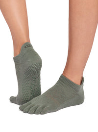 ToeSox low rise full toe yoga grip socks - additional view 2