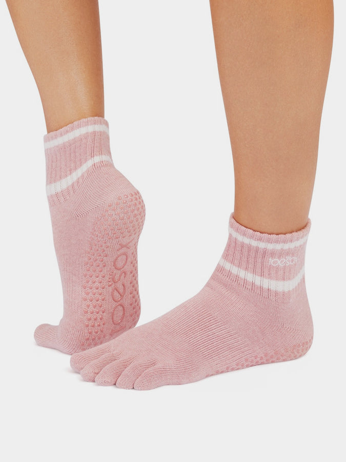 ToeSox Melody full toe yoga socks - top view