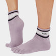 ToeSox Melody full toe yoga socks - lifestyle view 1