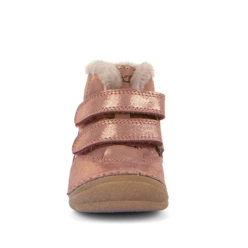 Froddo Paix Winter Pink Gold Barefoot Boots