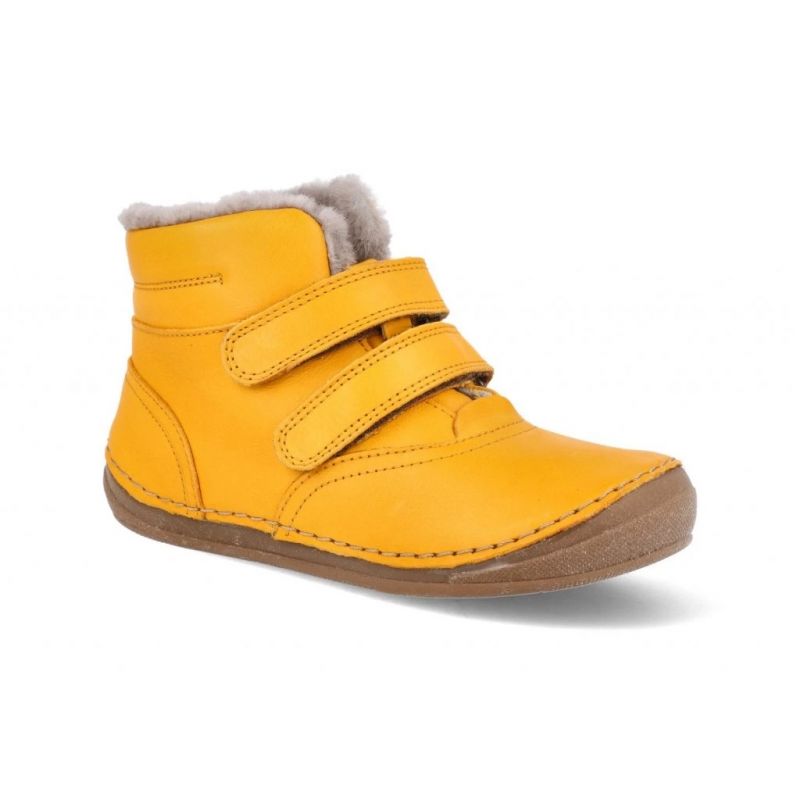 Froddo Barefoot Kids Insulated Winter Boots - Yellow