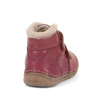 Froddo Barefoot Kids Winter Ankle Boots Berry