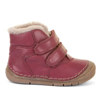 Froddo Barefoot Kids Winter Ankle Boots Berry
