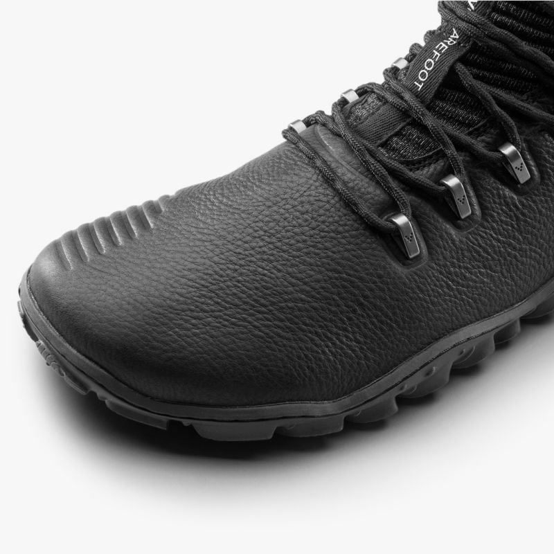 Vivobarefoot Magna Forest ESC Obsidian/Lime women's barefoot hiking shoe, sole view