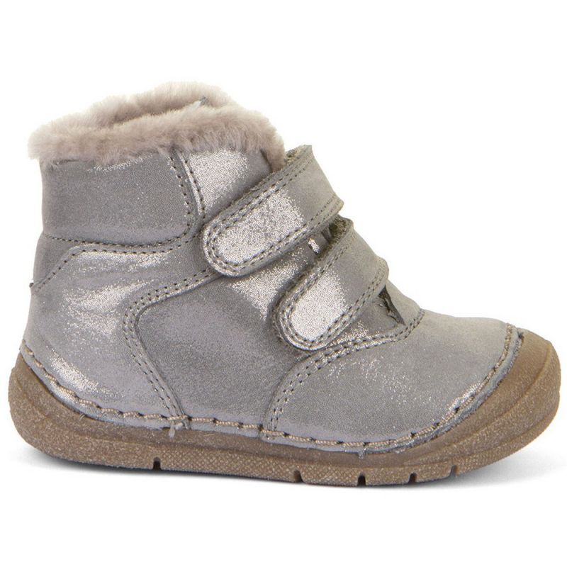 Froddo Barefoot Kids Ankle Boots Paix Up Silver