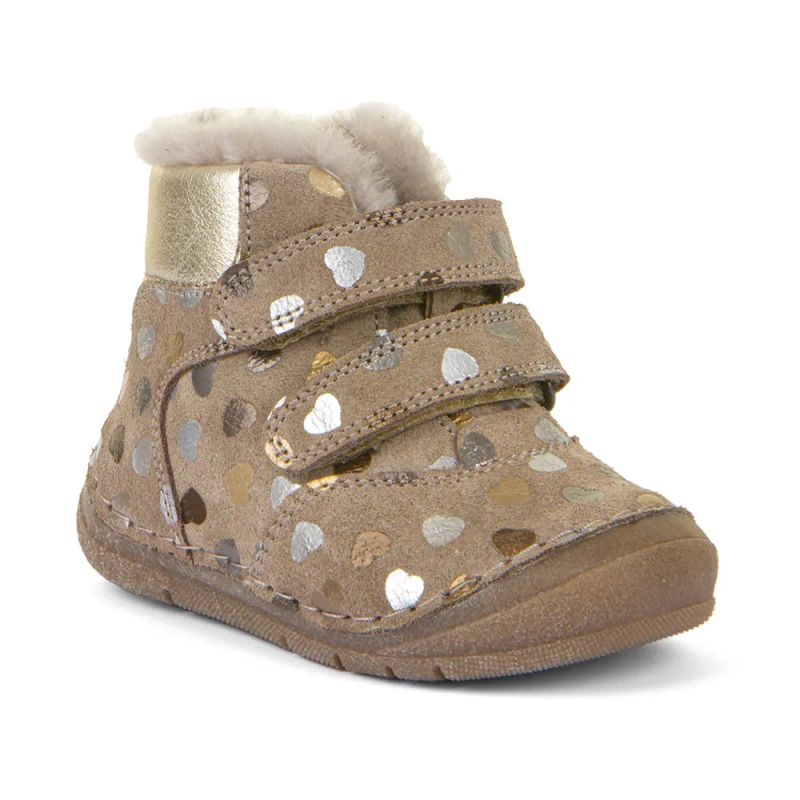 Froddo Barefoot Kids Ankle Boots Lined - Hearts