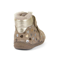 Froddo Barefoot Kids Ankle Boots Lined - Hearts