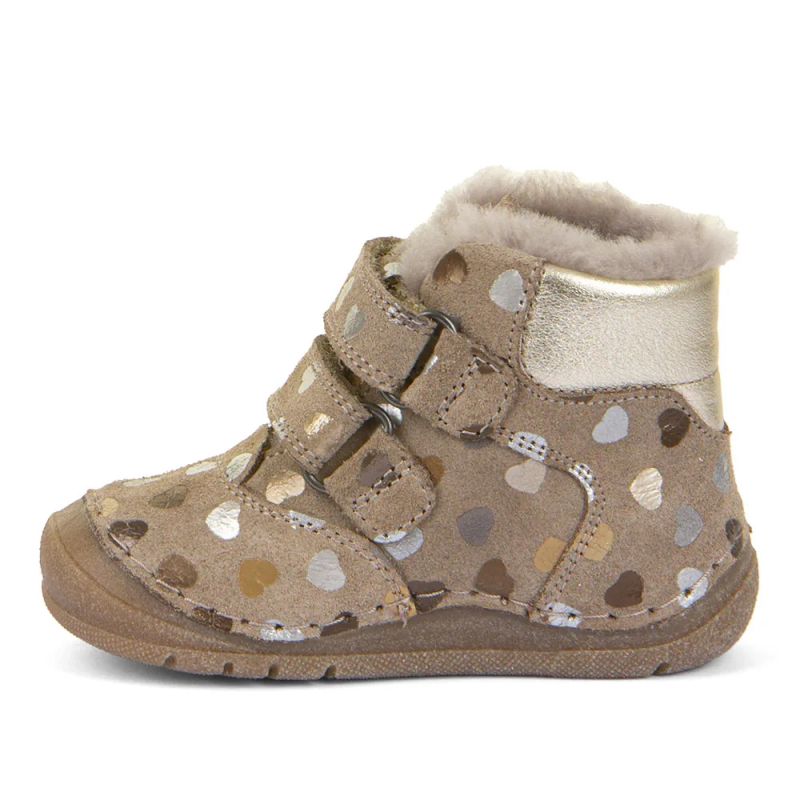 Froddo Barefoot Kids Ankle Boots Lined - Hearts