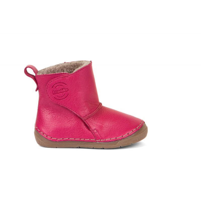 Froddo Paix Winter Furry Pink Barefoot Boots