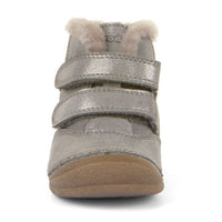 Froddo Barefoot Kids Ankle Boots Paix Up Silver