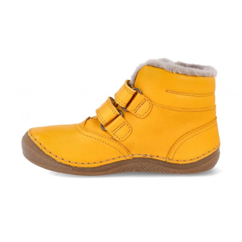 Froddo Barefoot Kids Insulated Winter Boots - Yellow