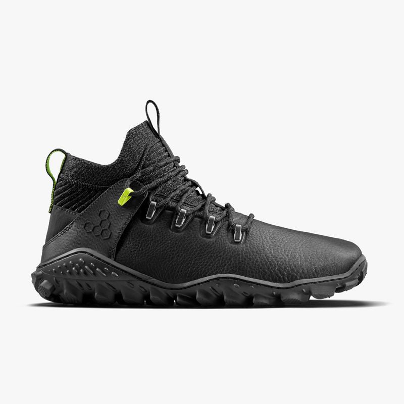Vivobarefoot Magna Forest ESC Obsidian/Lime women's barefoot hiking shoe, main view