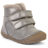 Froddo Barefoot Kids Ankle Boots Paix Up Silver