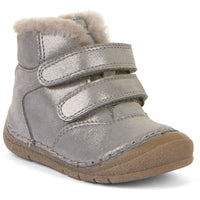 Froddo Barefoot Kids Ankle Boots Paix Up Silver