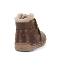 Froddo Barefoot Kids Winter Boots Paix Up Dark Brown