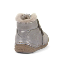 Froddo Barefoot Kids Ankle Boots Paix Up Silver
