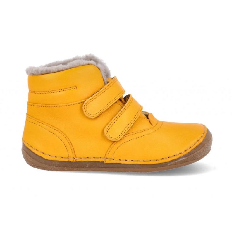 Froddo Barefoot Kids Insulated Winter Boots - Yellow